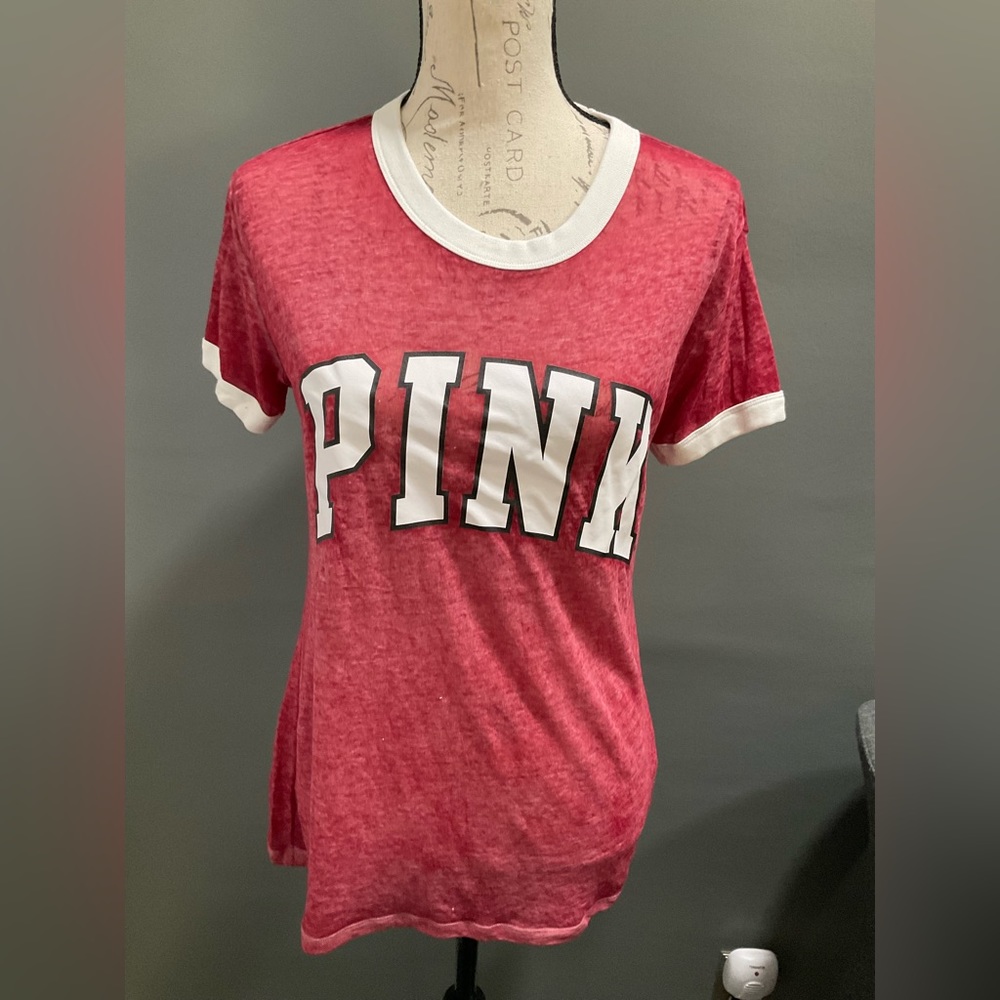 PINK BY VICTORIAS SECRET PAPER THIN TEE